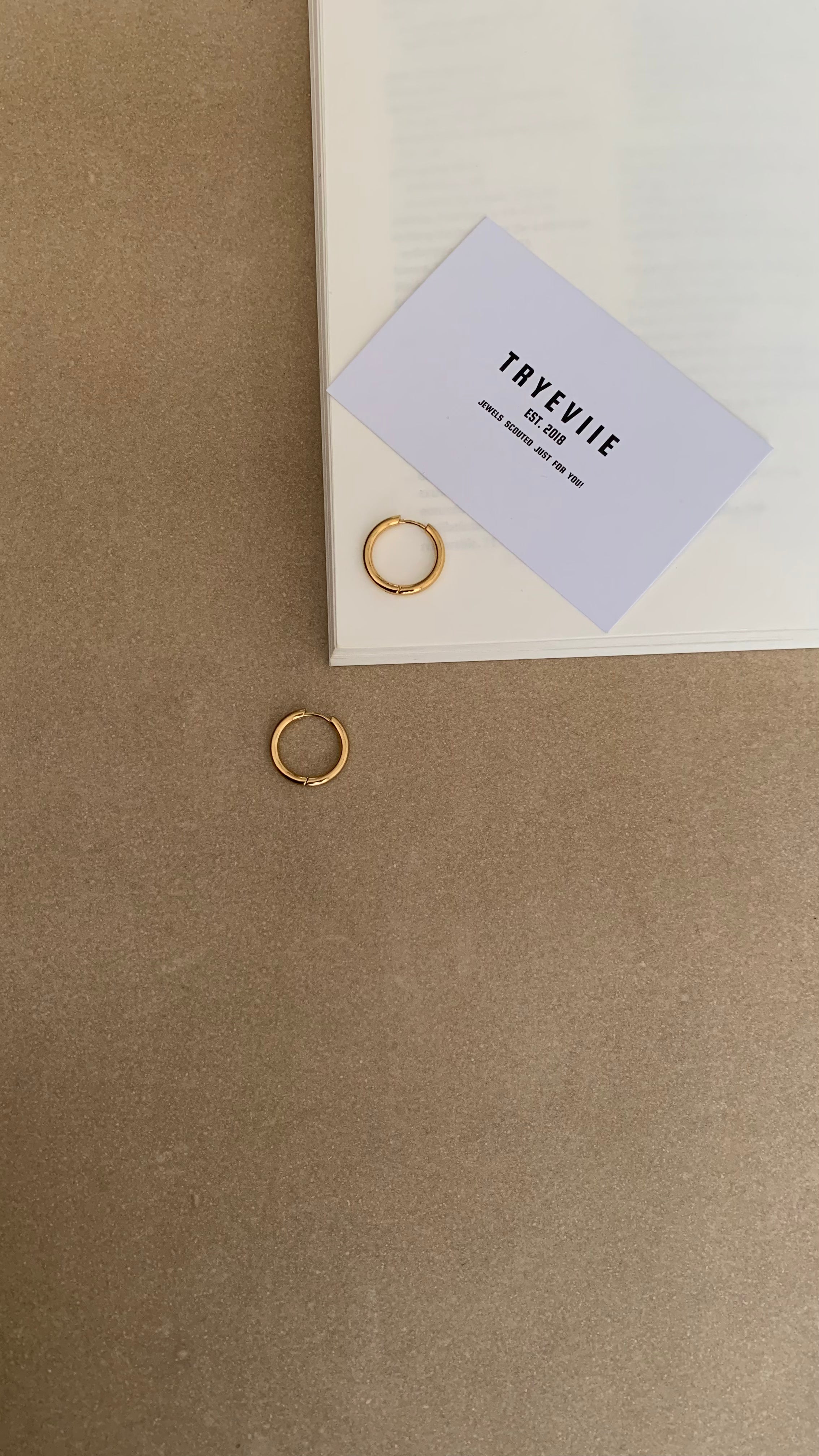 FORMATION ROUND HARLOW HOOP EARRINGS