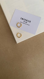 FORMATION ROUND HARLOW HOOP EARRINGS