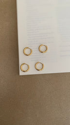 FORMATION ROUND HARLOW HOOP EARRINGS