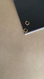 FORMATION MINI ROUND HARLOW HOOP EARRINGS