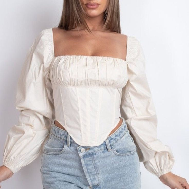 MISSGUIDED CORSET TOP - UK 8