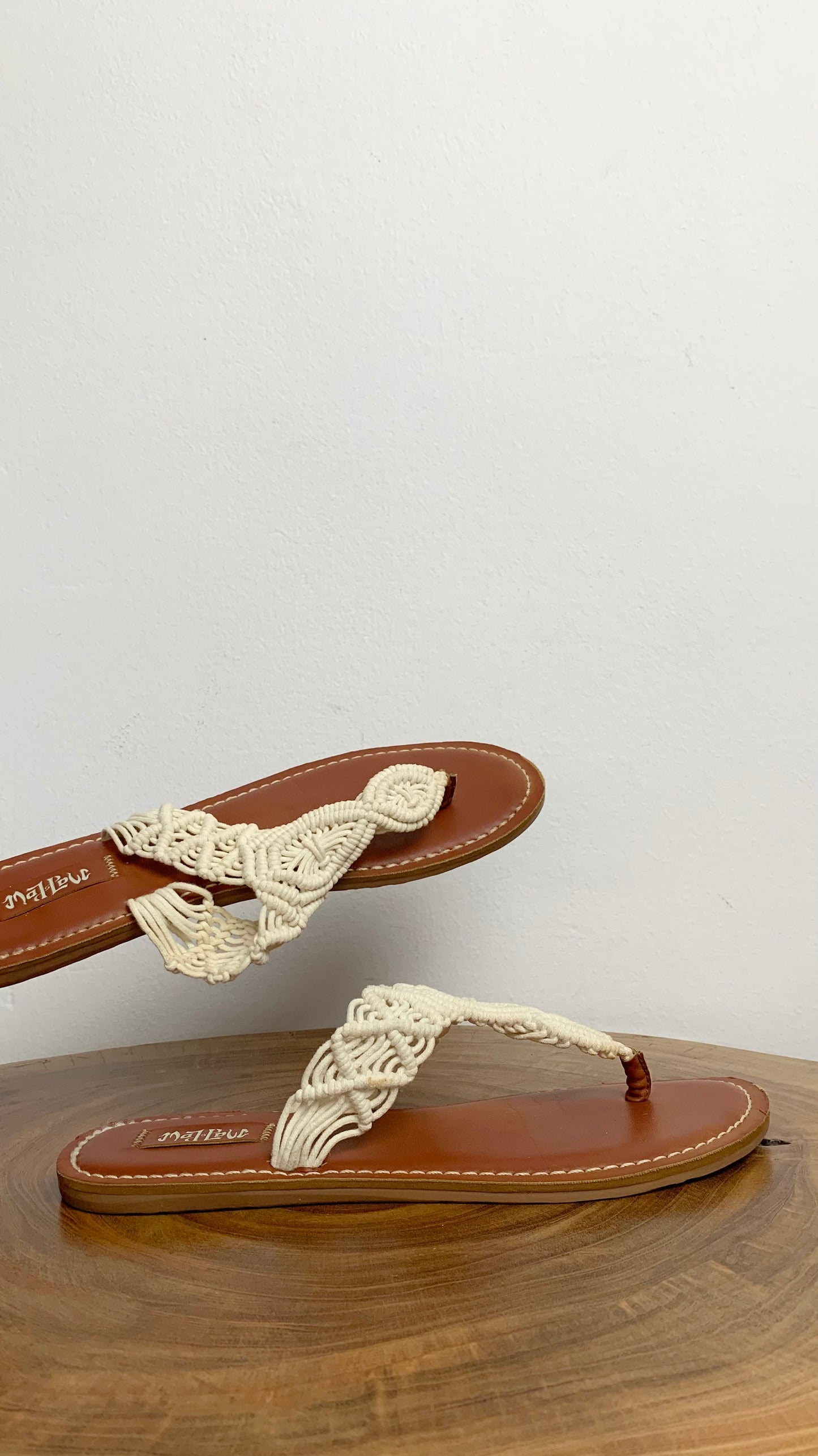 CROCHET SLIP ON THONG MULE