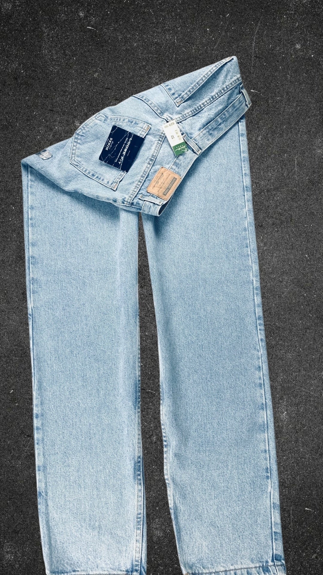 EDDIE BAUER LOOSE FIT STRAIGHT LEG VINTAGE JEANS - UK 14