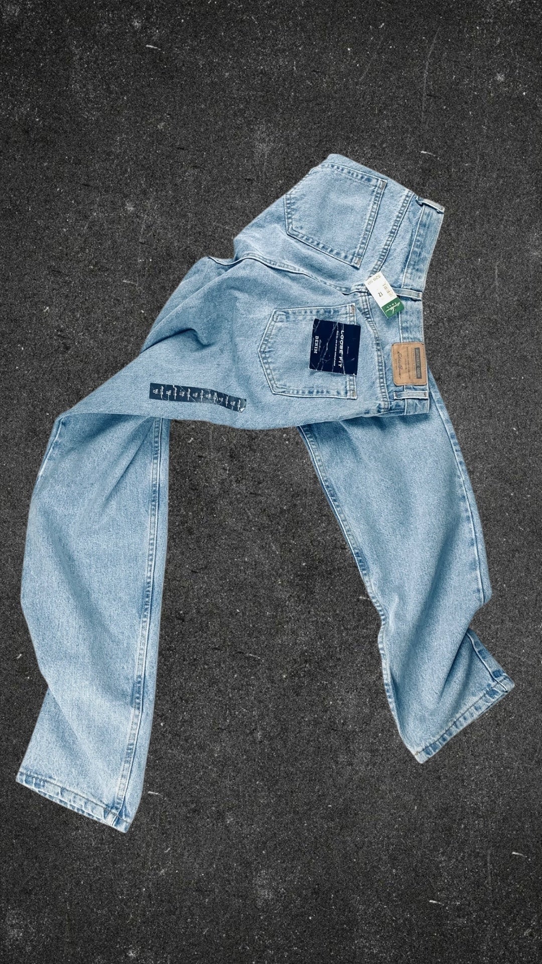 EDDIE BAUER LOOSE FIT STRAIGHT LEG VINTAGE JEANS - UK 14