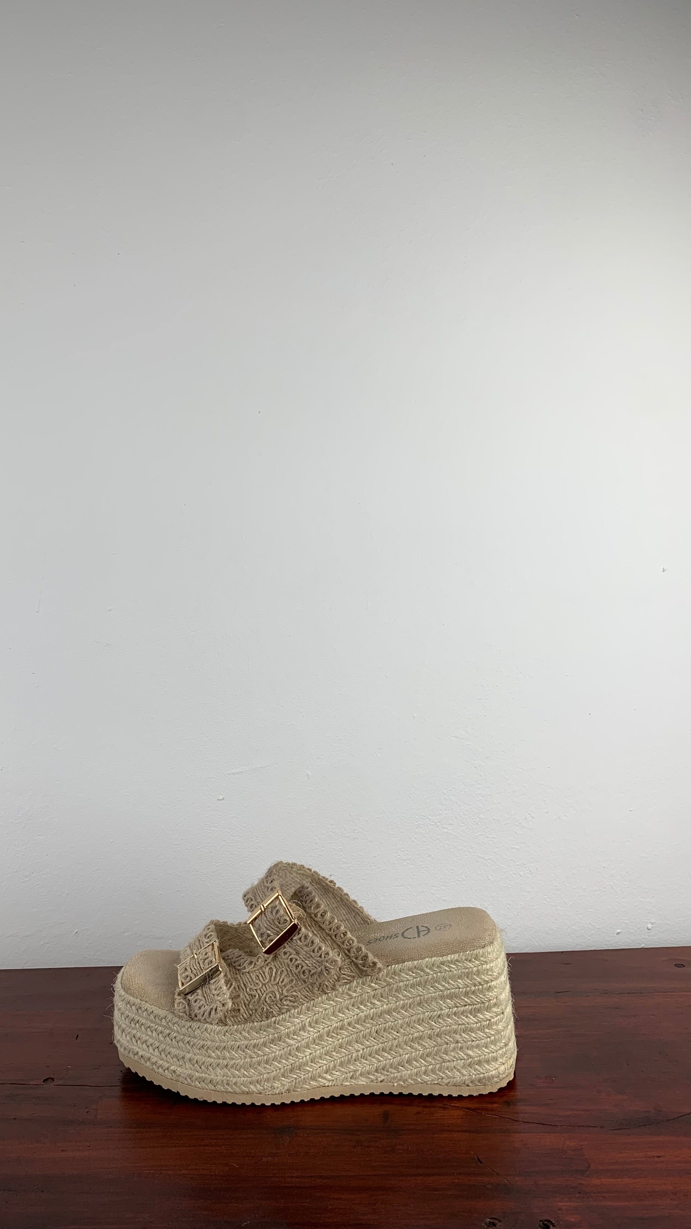 UNTAGGED WEDGE PLATFORM - UK 5 - EU 38