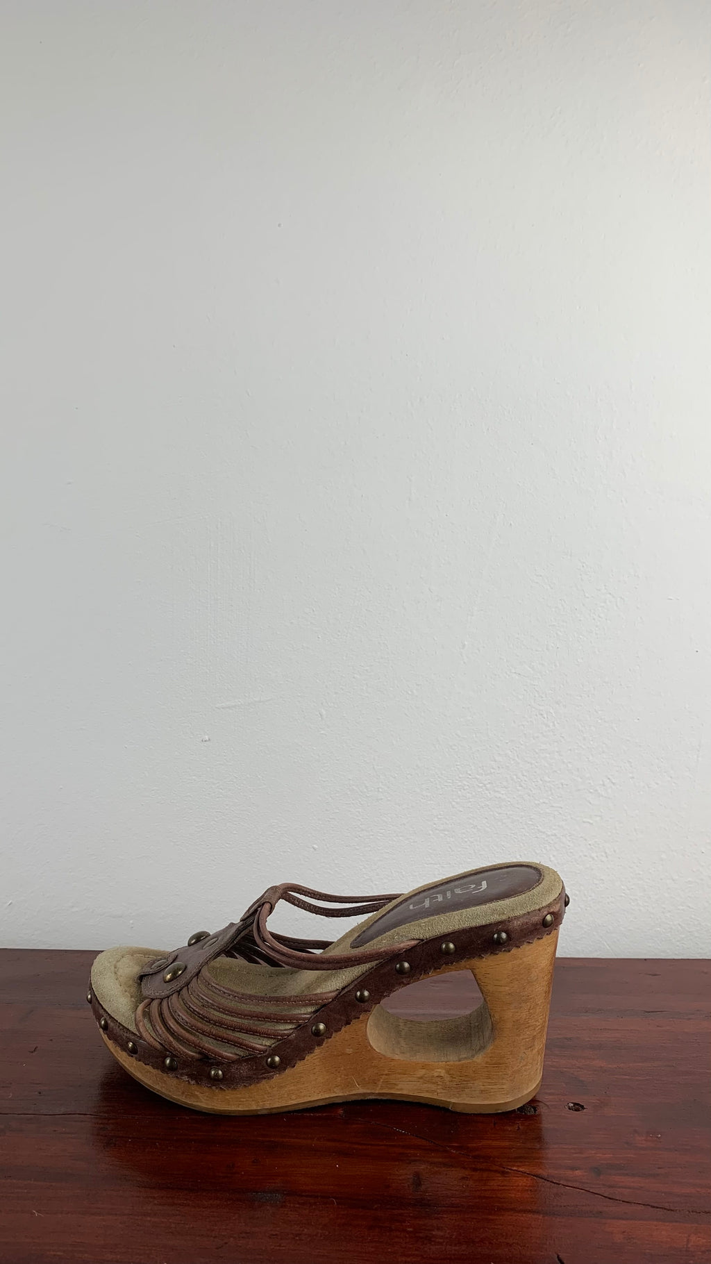 FAITH WEDGE MULE - UK 4 - EU 37