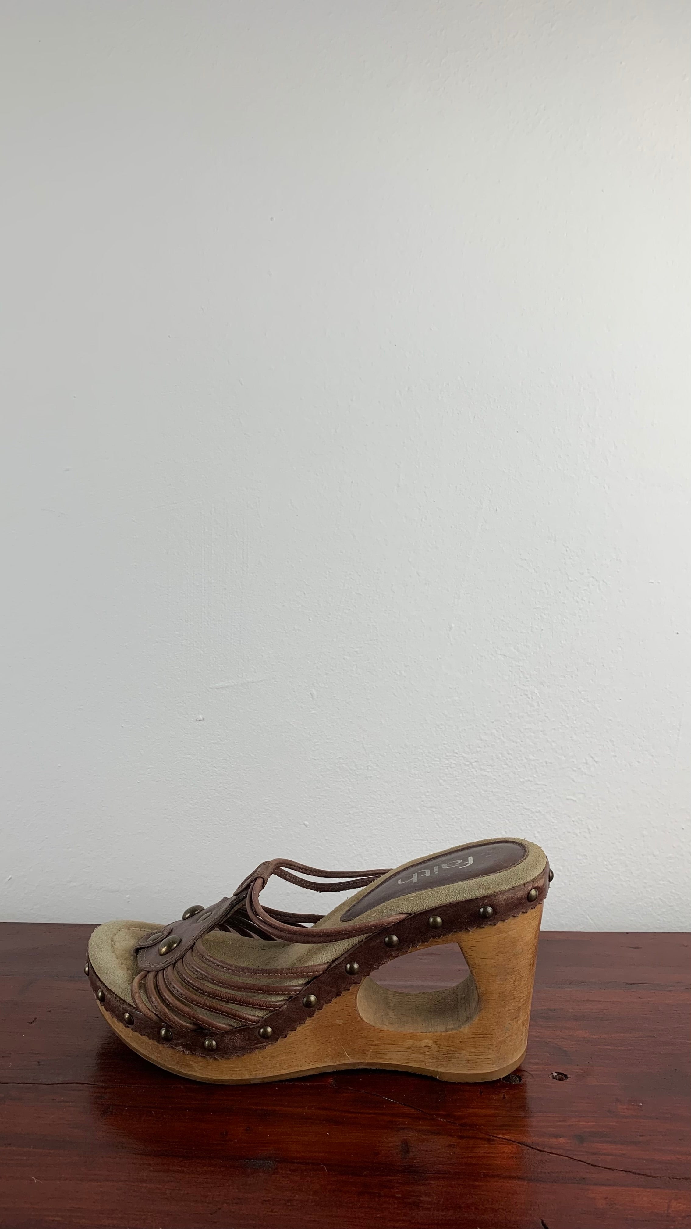 FAITH WEDGE MULE - UK 4 - EU 37