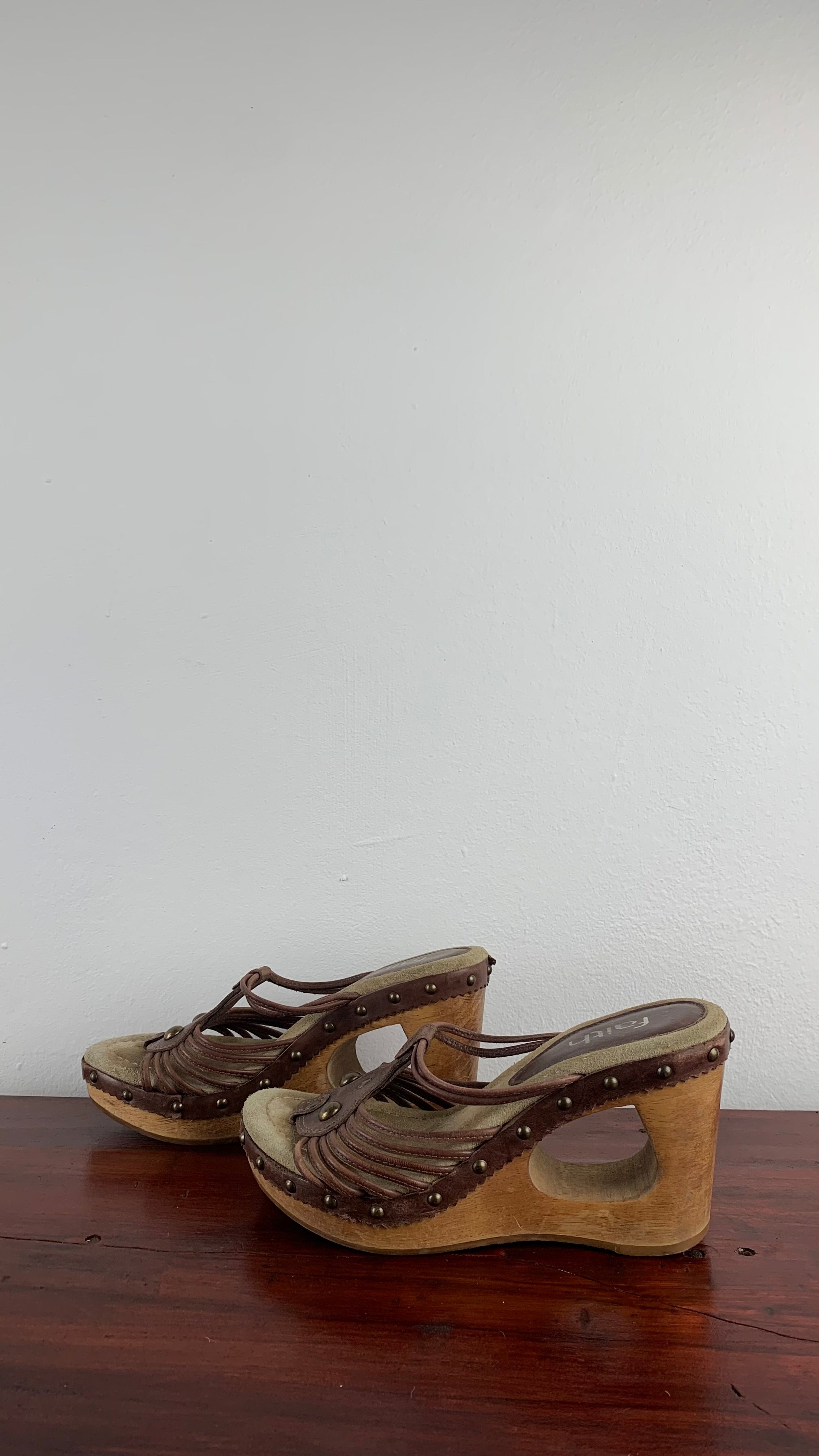 FAITH WEDGE MULE - UK 4 - EU 37