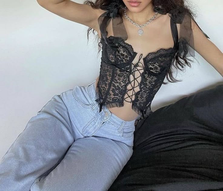 SHEER CORSET TOP - UK 10