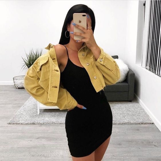 BOOHOO BAGGY DENIM JACKET