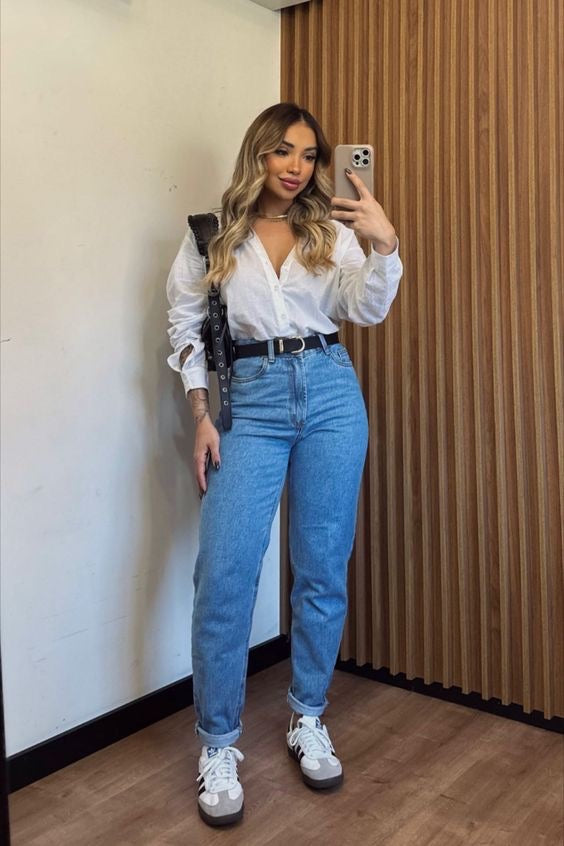 DENIM CO ADJUSTABLE WAIST VINTAGE JEANS