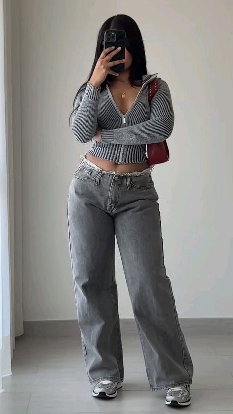 BOOHOO WIDE LEG JEANS - UK 10