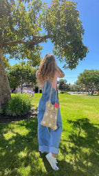 UNTAGGED 90'S WIDE LEG OVERALL - UK 10