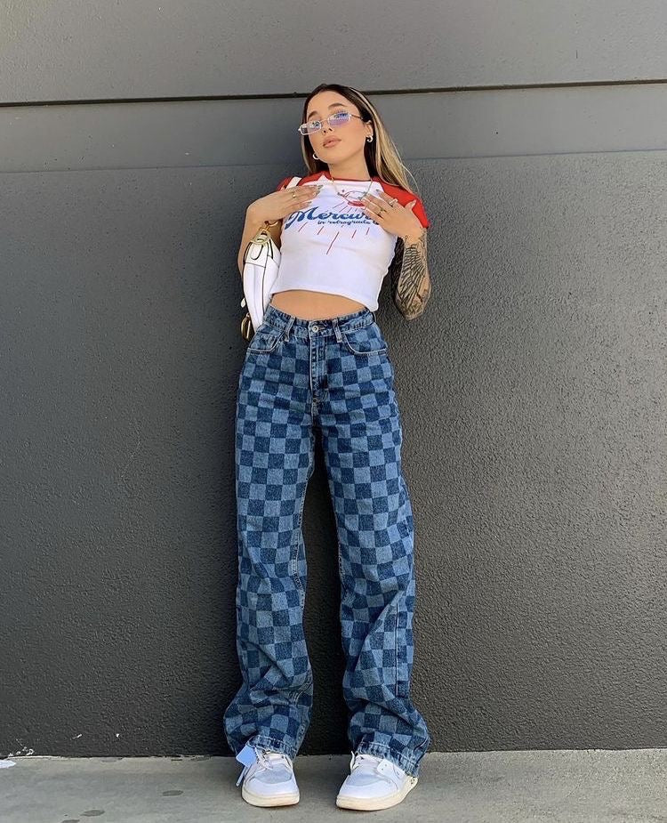 MNG STRAIGHT LEG JEANS - UK 8