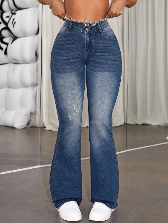 UNTAGGED BELL BOTTOM STRETCHY DENIM