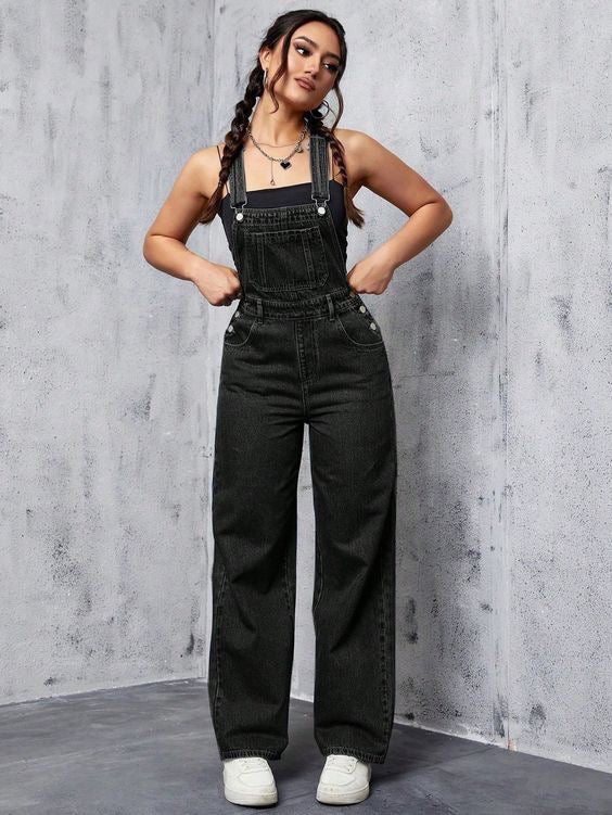DOROTHY PERKINS 90'S STRAIGHT LEG OVERALL - UK 12