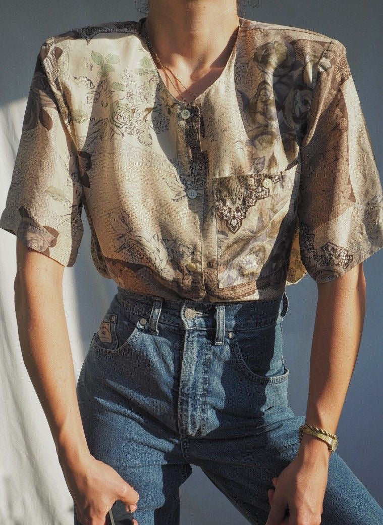 EXTRA SPECIAL LINE BUTTON UP VINTAGE SHIRT - UK 10