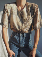 EXTRA SPECIAL LINE BUTTON UP VINTAGE SHIRT - UK 10