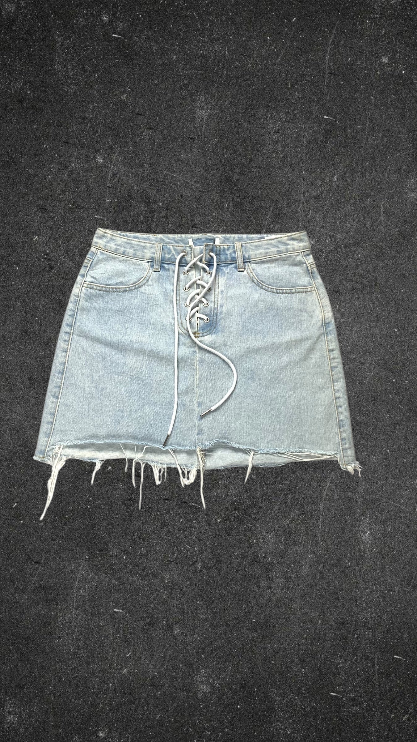 MINI DENIM SKIRT - UK 10