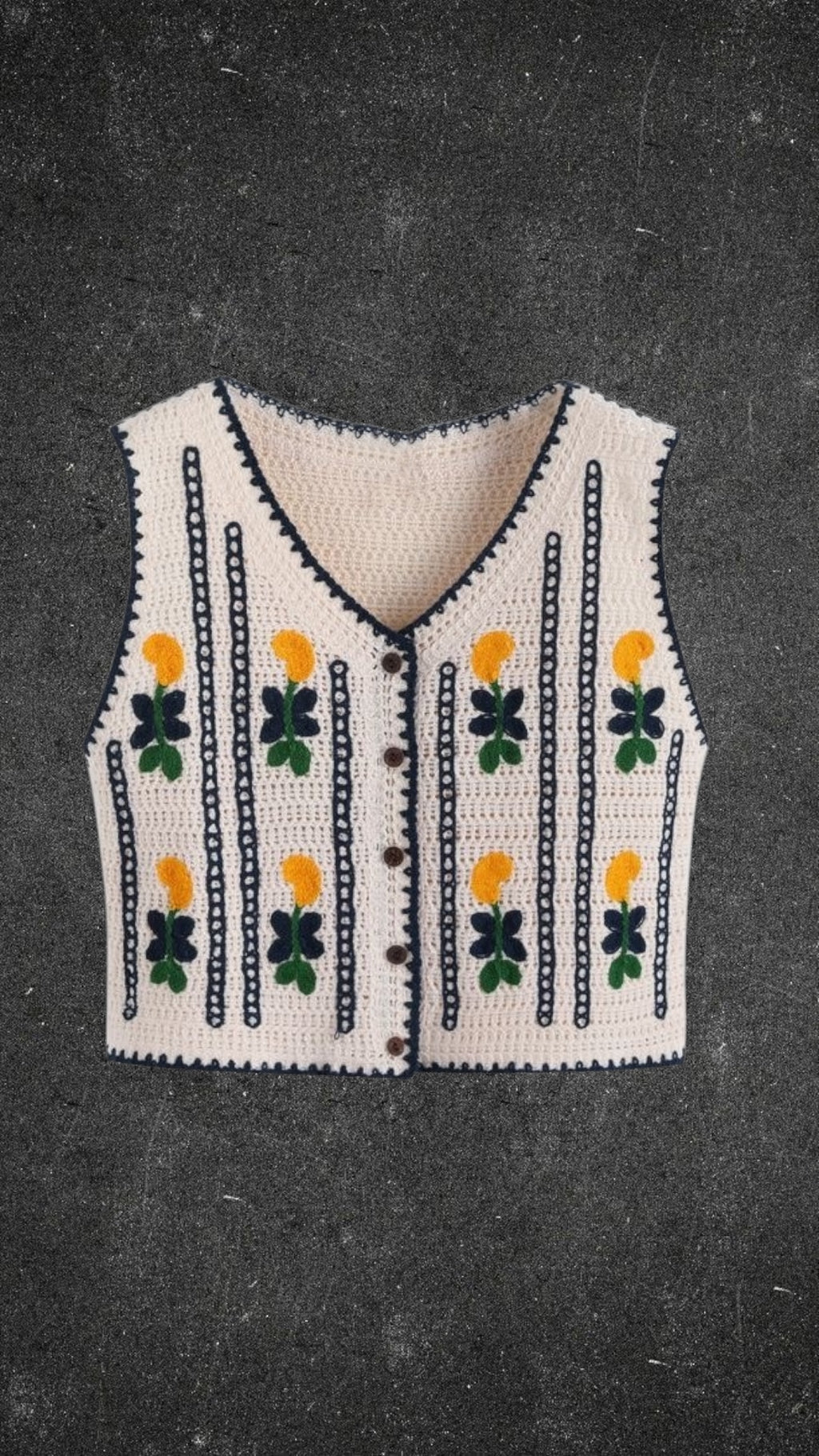 UNTAGGED KNITTED TOP - UK 10