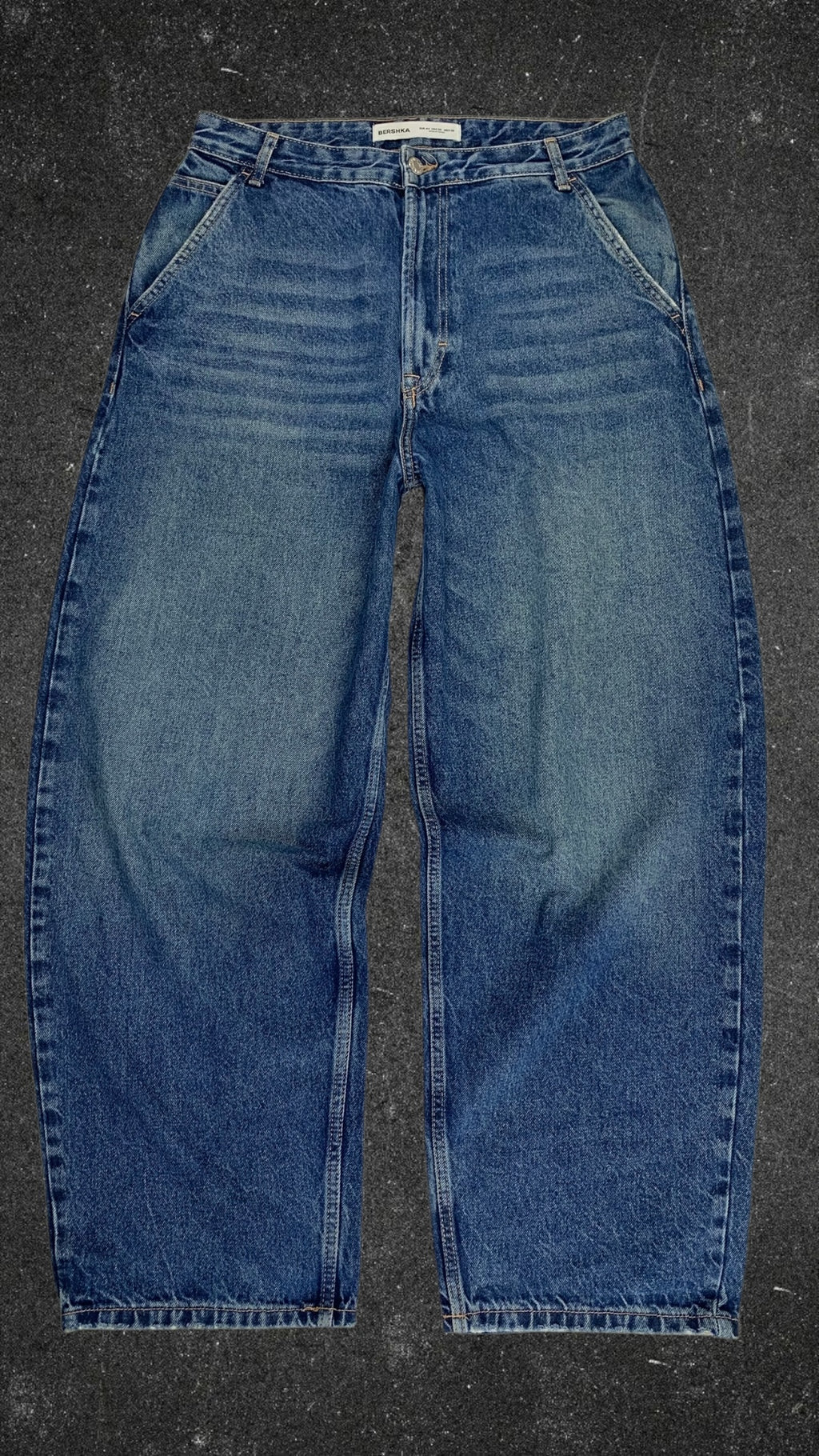 BERSHKA WIDE LEG JEANS - UK 14