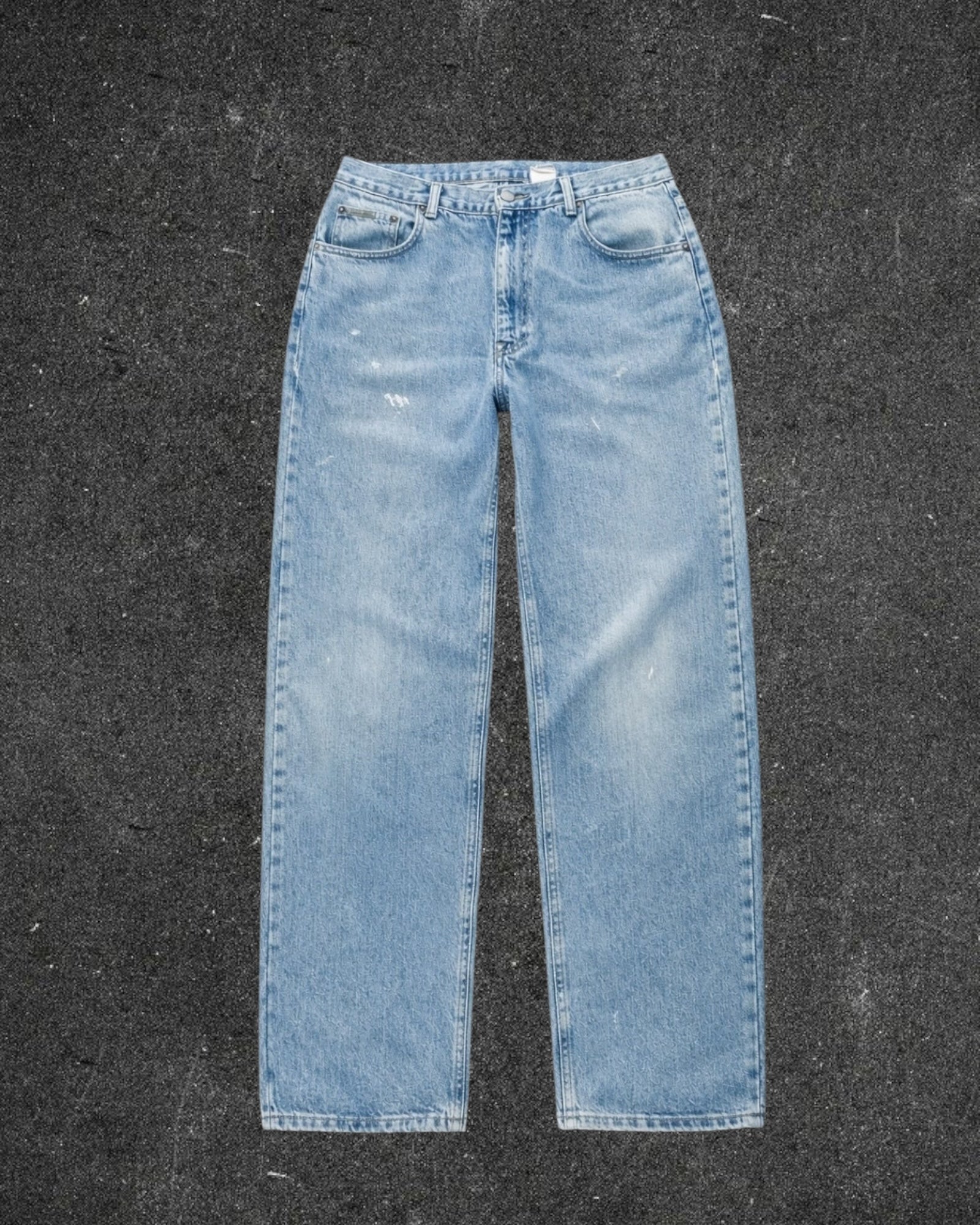 CALVIN KLEIN EASY FIT STRAIGHT LEG VINTAGE JEANS - UK 14