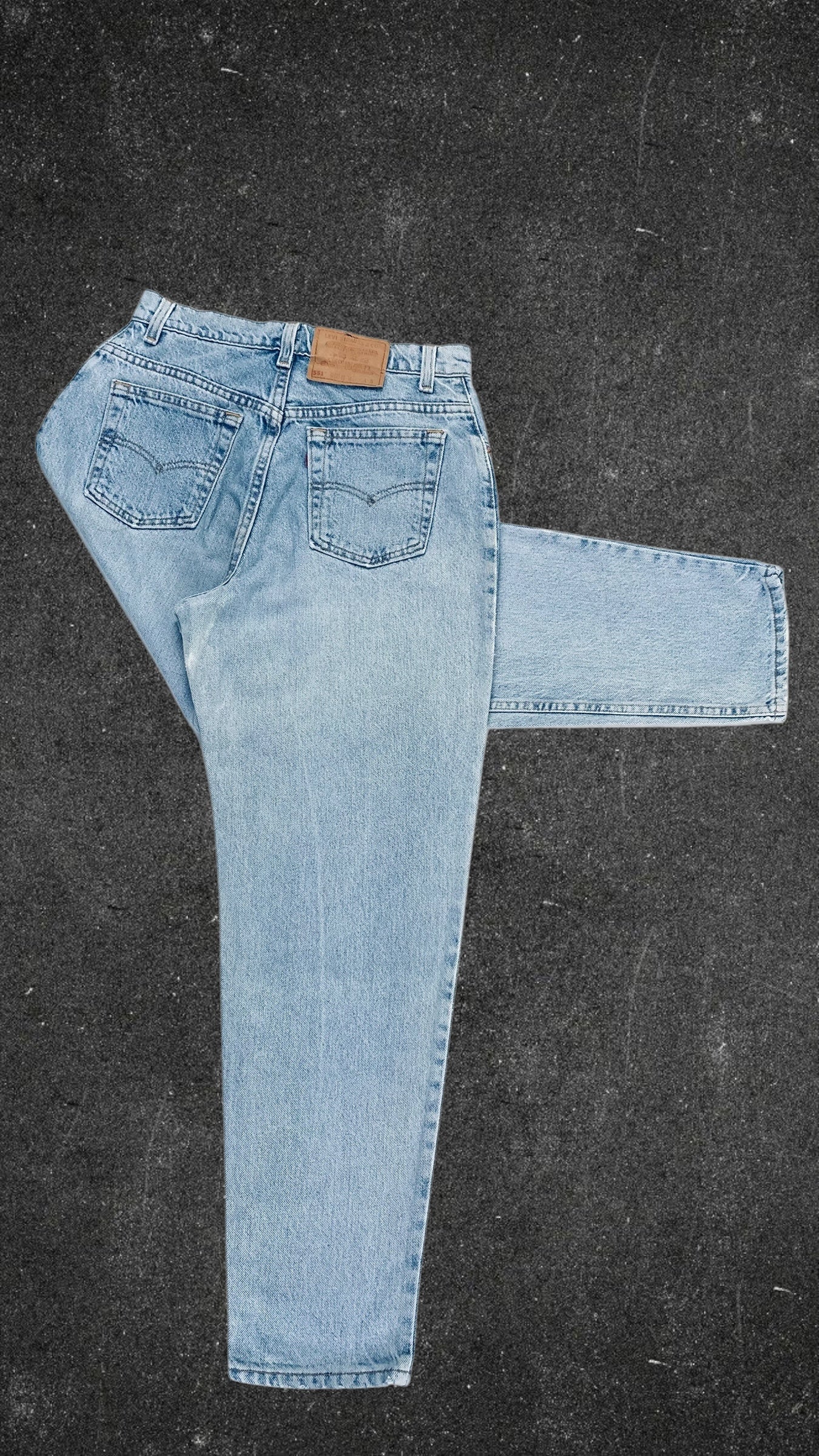 LEVI STRAUSS & CO 551 RELAX FIT VINTAGE JEANS  - UK 10