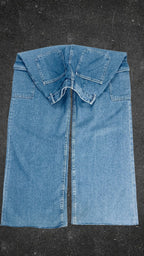 BERSHKA CARGO WIDE LEG JEANS - UK 6