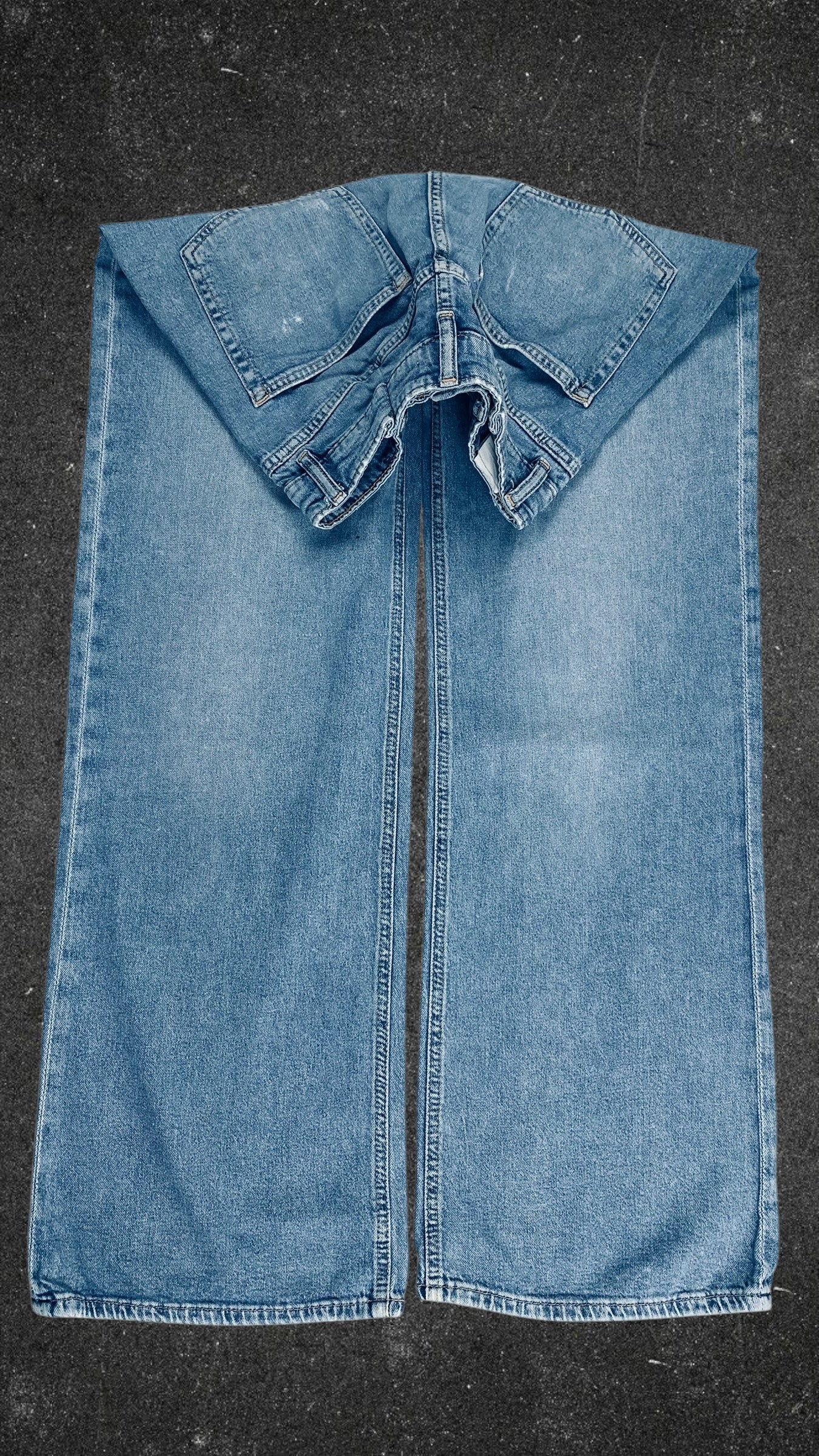 H&M WIDE LEG JEANS - UK 8