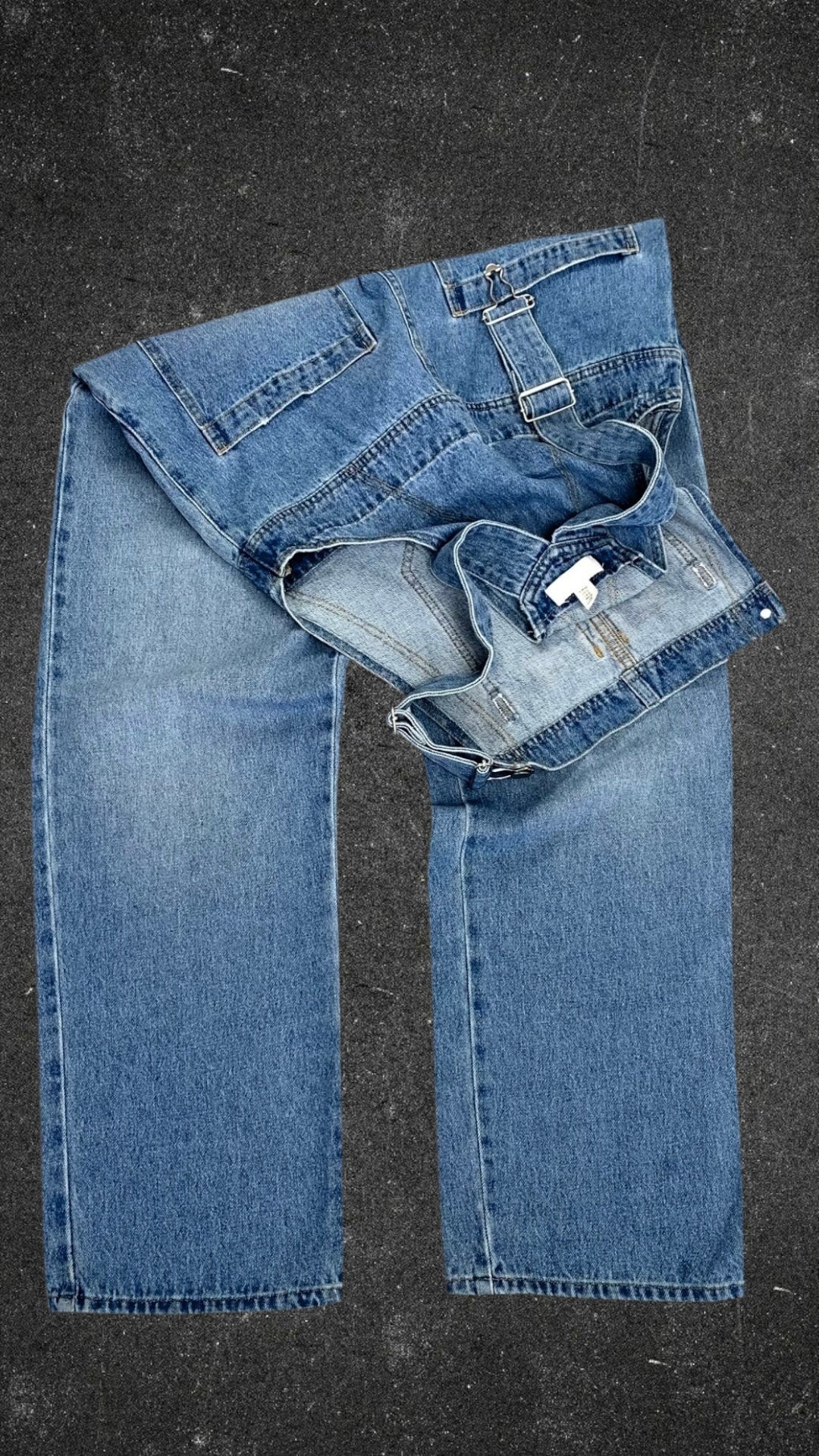 H&M 90'S WIDE LEG OVERALL - UK 12