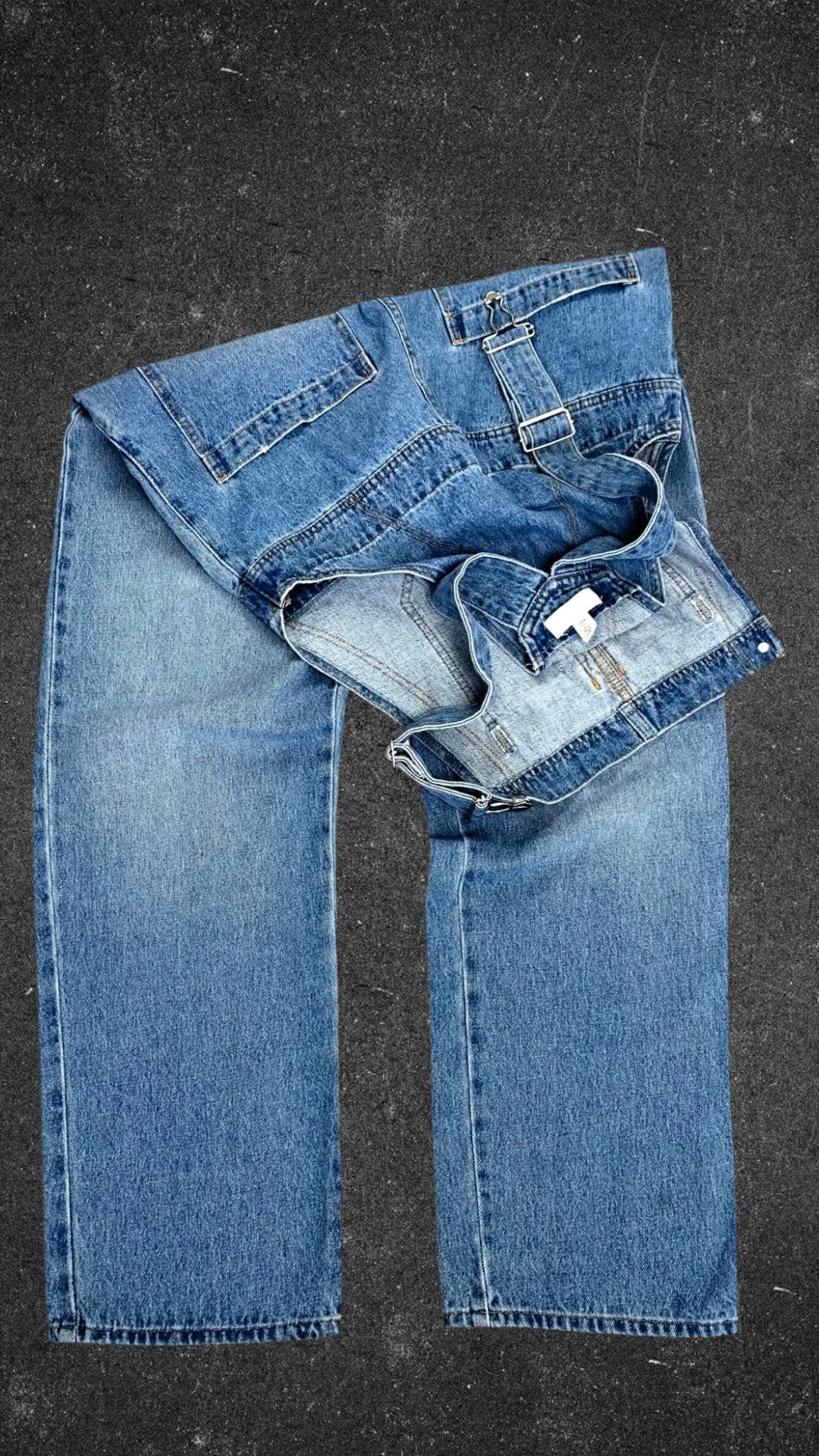 H&M 90'S WIDE LEG OVERALL - UK 12