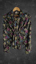 UNTAGGED BUTTON UP VINTAGE SHIRT - UK 10