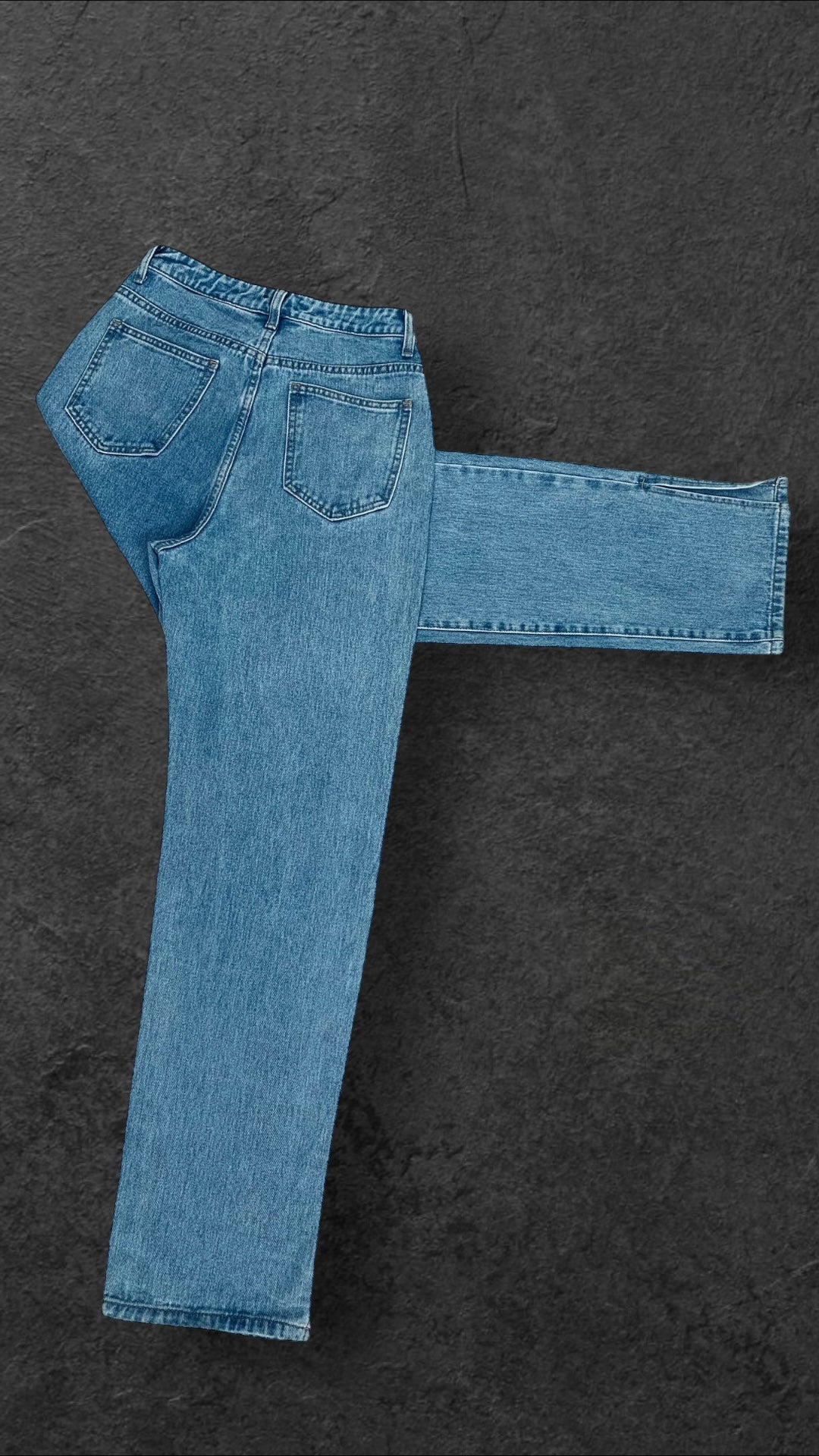 PRETTYLITTLETHING ANKLE SPLIT STRAIGHT LEG VINTAGE JEANS