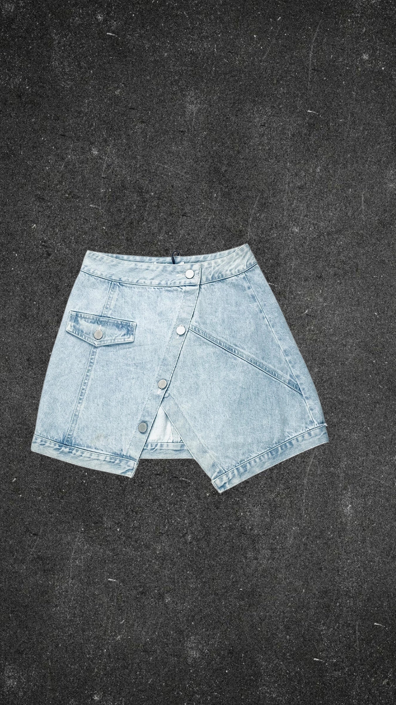 BOOM MINI DENIM SKIRT - UK 6