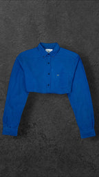 LACOSTE CROPPED BAGGY LONG SLEEVED SHIRT