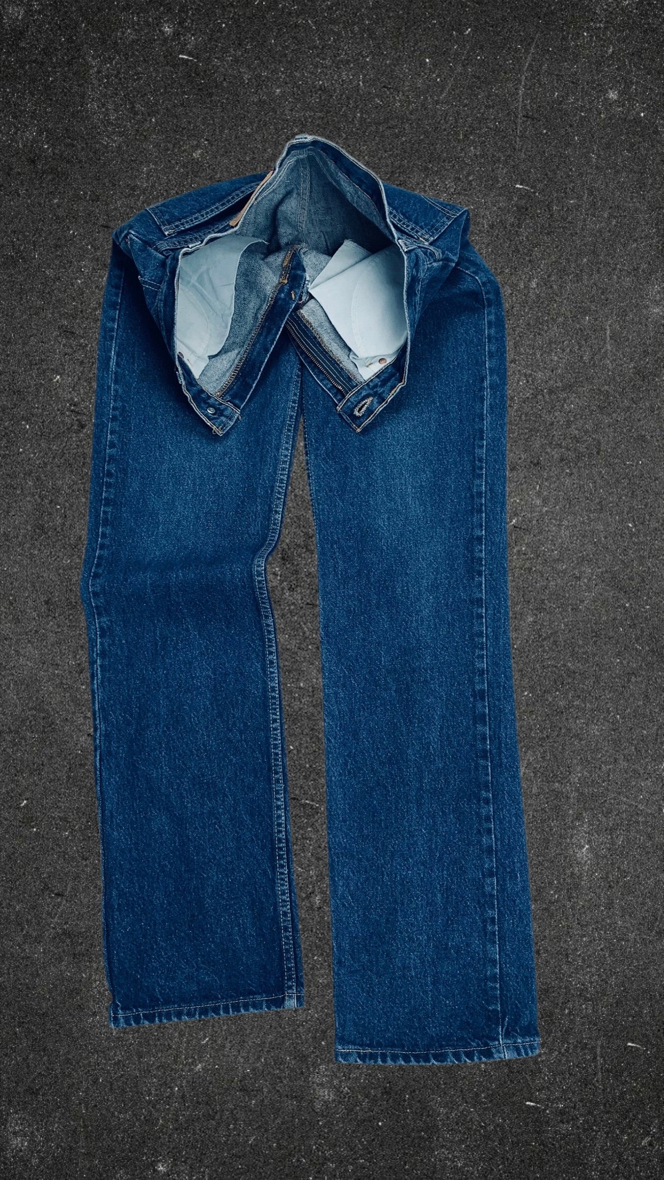 LEVI STRAUSS & C0 ORANGE TAB STRAIGHT LEG VINTAGE JEANS - UK 10