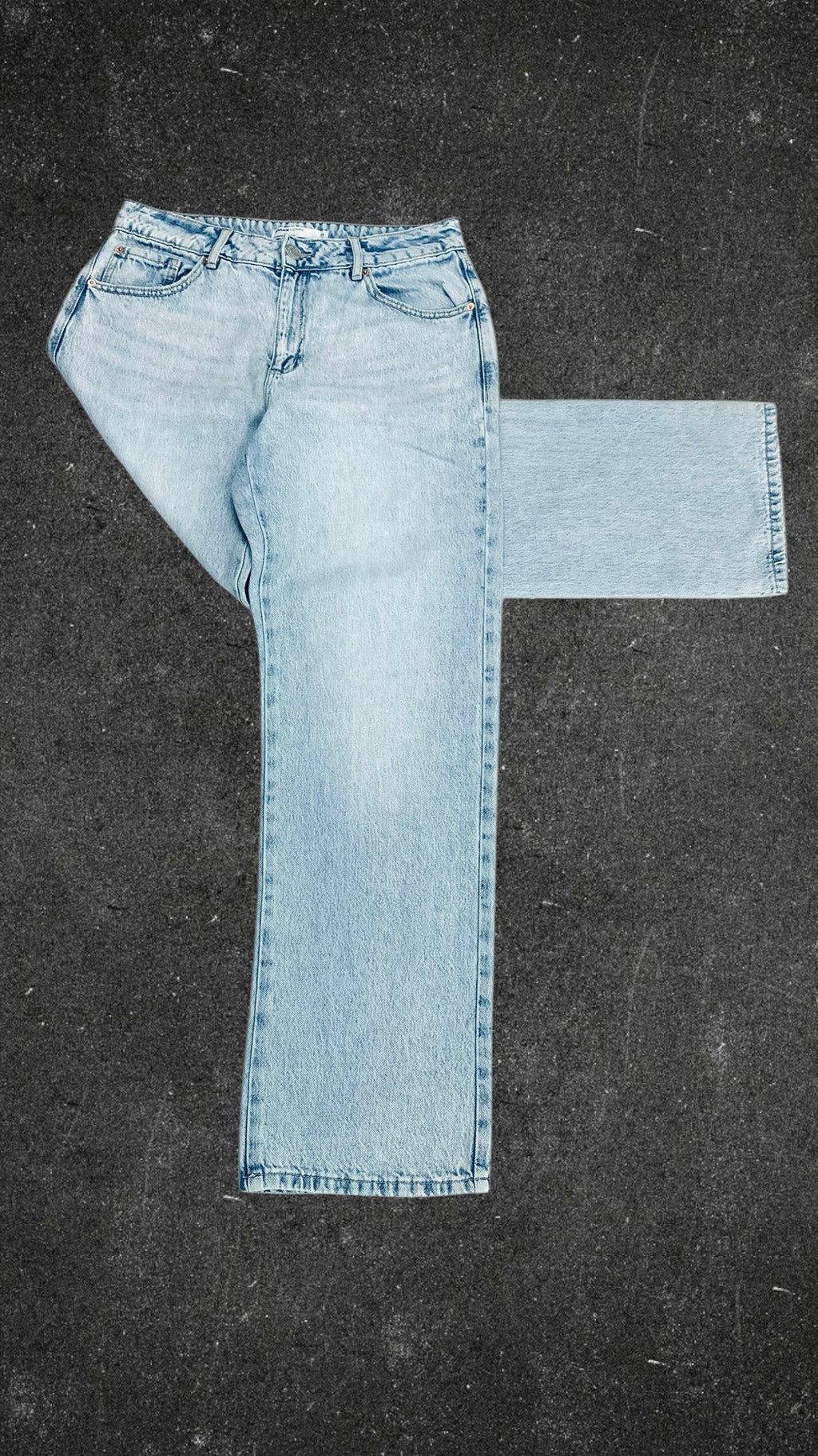 GARAGE STRAIGHT LEG JEANS - UK 12