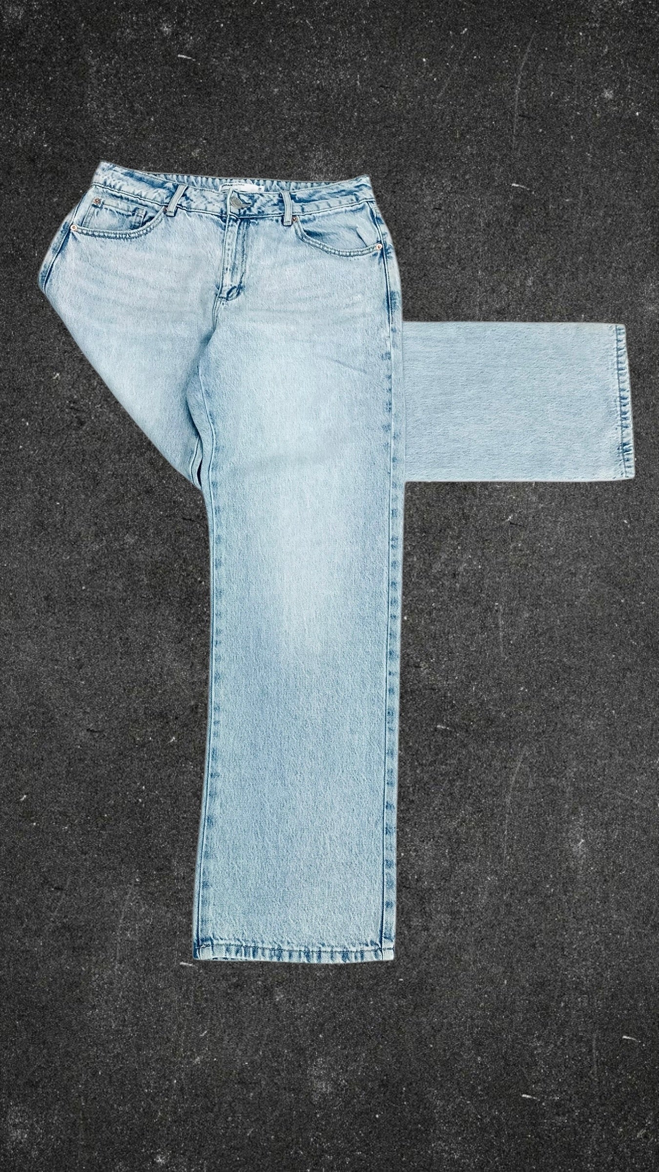 GARAGE STRAIGHT LEG JEANS - UK 12