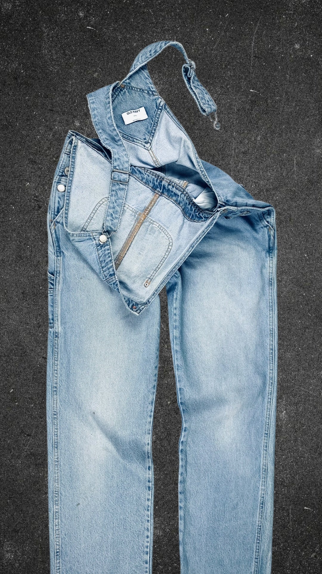 OLD NAVY STRAIGHT LEG VINTAGE OVERALL - UK 8