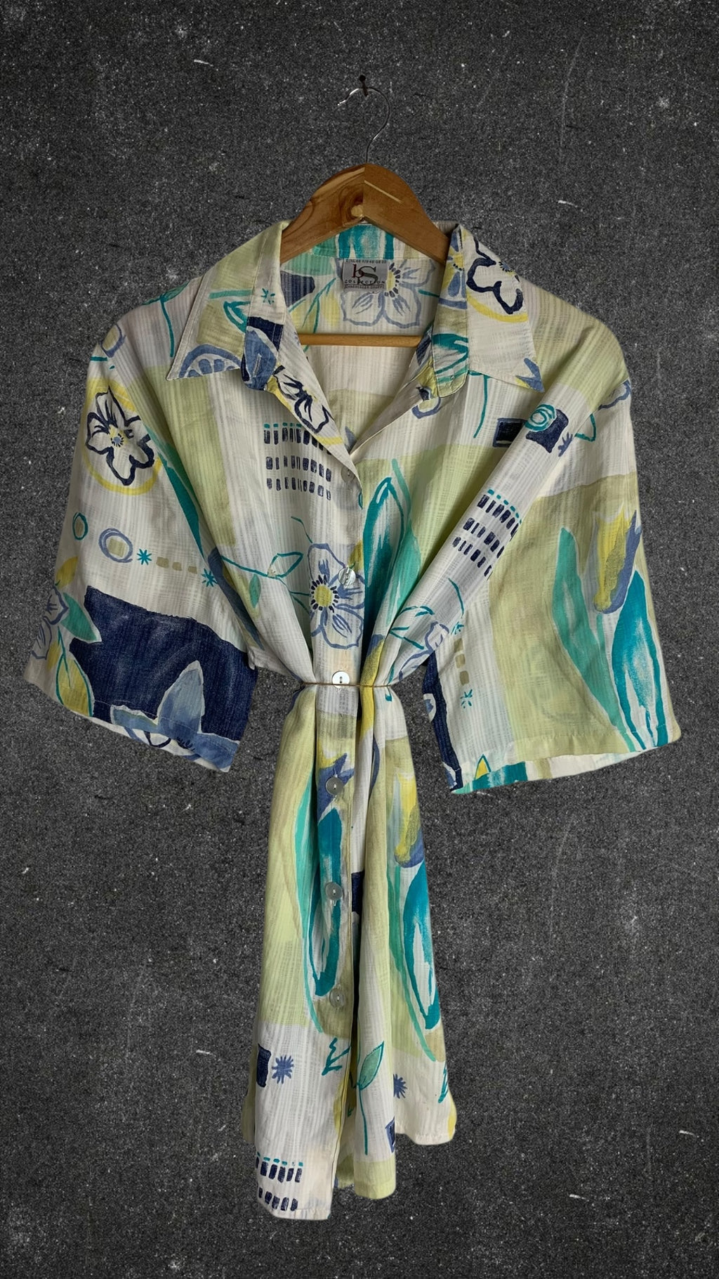 BS COLLECTION BUTTON UP VINTAGE SHIRT - UK 14