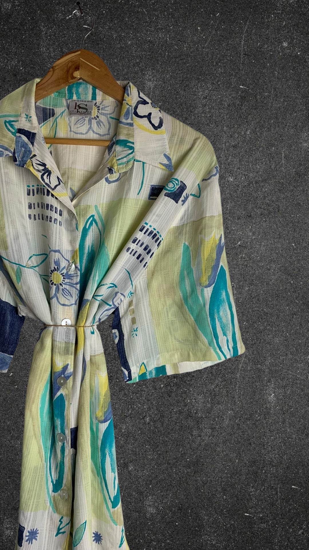 BS COLLECTION BUTTON UP VINTAGE SHIRT - UK 14