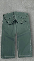 BERSHKA WIDE LEG CARGO JEANS