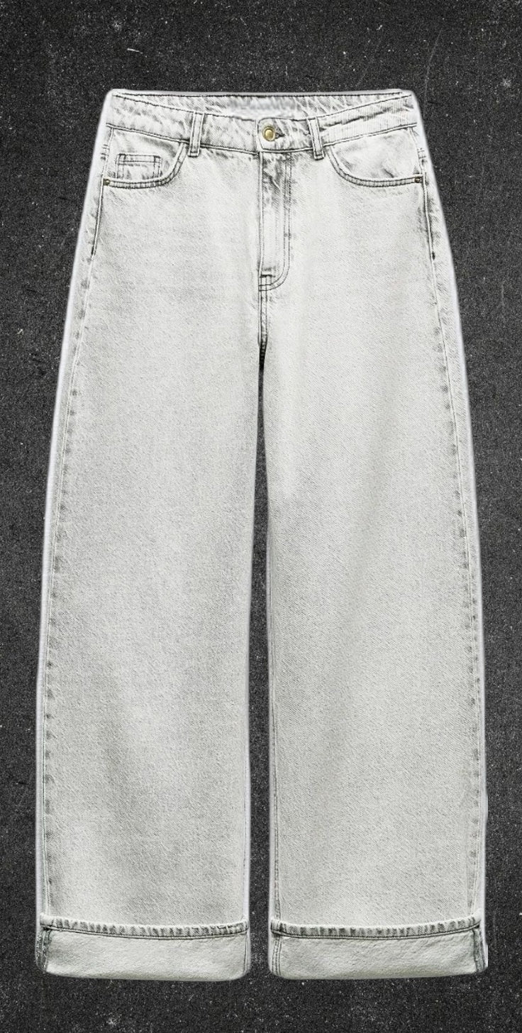 UNTAGGED WIDE LEG JEANS - UK 14