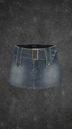 Y2K DENIM SKIRT - UK 6