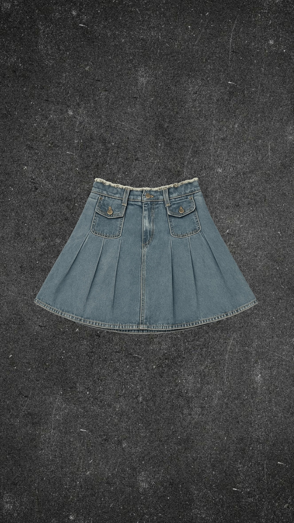 Y2K DENIM SKIRT - UK 8