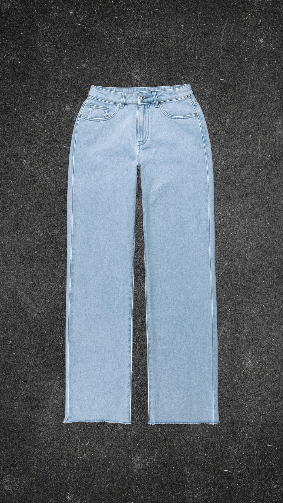 UNTAGGED STRAIGHT LEG JEANS - UK 10