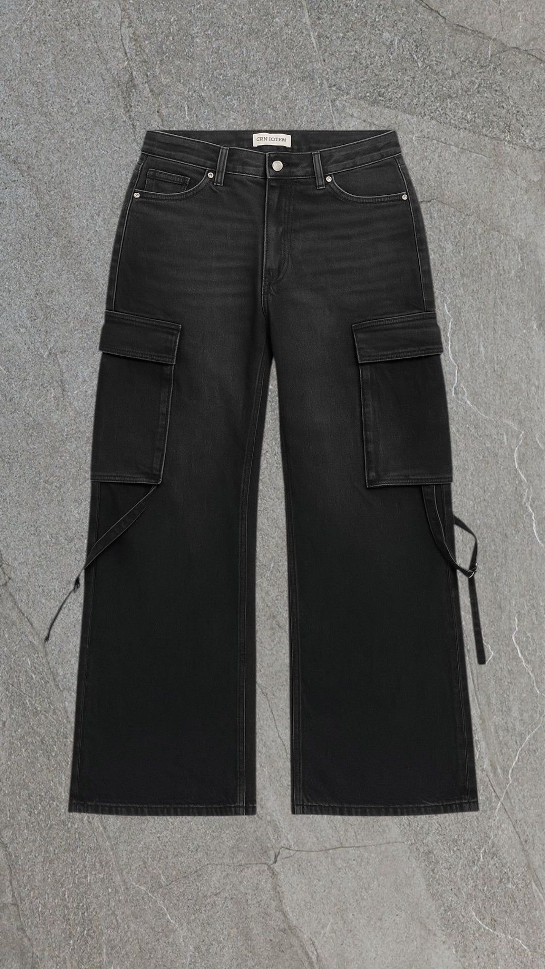 ZARA WIDE LEG CARGO JEANS - UK 12
