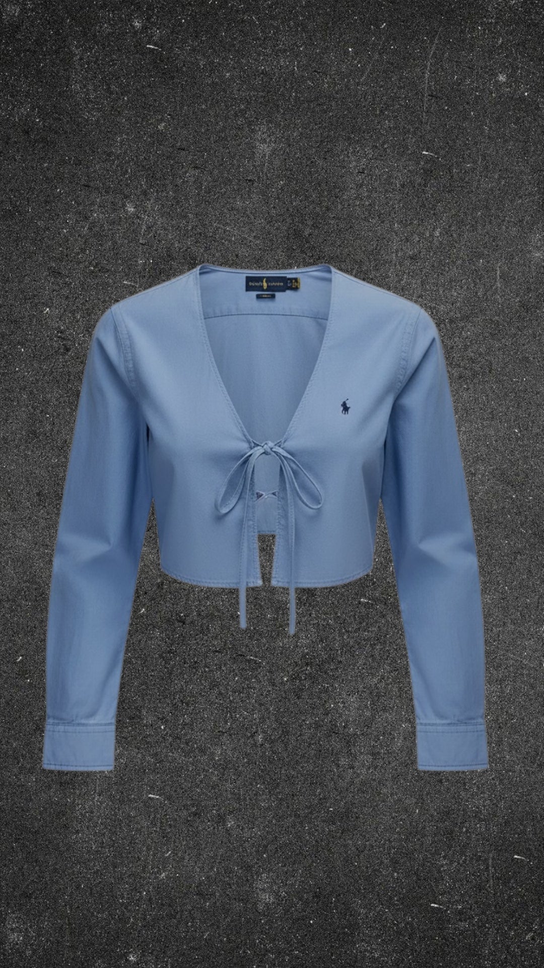 RALPH LAUREN REWORK LONG SLEEVED SHIRT - UK 10