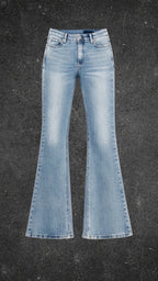 S-BIN BELL BOTTOM STRETCHY DENIM - UK 8