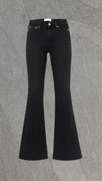 ZARA BELL BOTTOM STRETCHY DENIM - UK 8